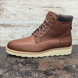 Mens Cole Haan Nantucket Chukka Boots Sz 7.5 Used C28269 Brown Leather